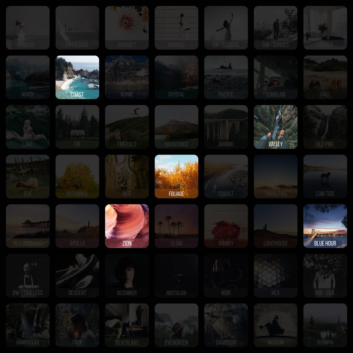 Priime automatic style suggestions